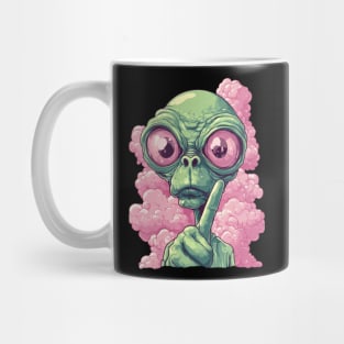 Cosmic Command: The Pointing Alien Mug